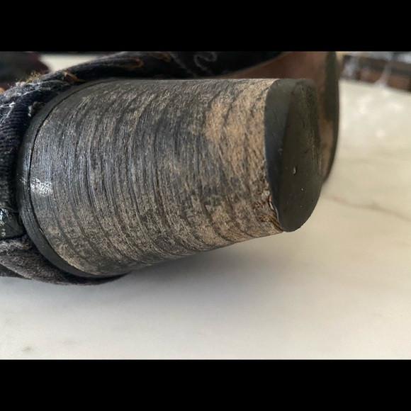 Velvet embroidered boots Artemis genuine leather size 39 - Picture 11 of 15